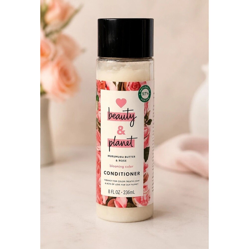 LOVE beauty AND planet Murumuru Butter & Rose Conditioner 8 oz Blooming Color